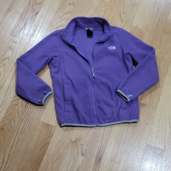 The North Face Other - North Face size 10/12 girls purple fleece jacket